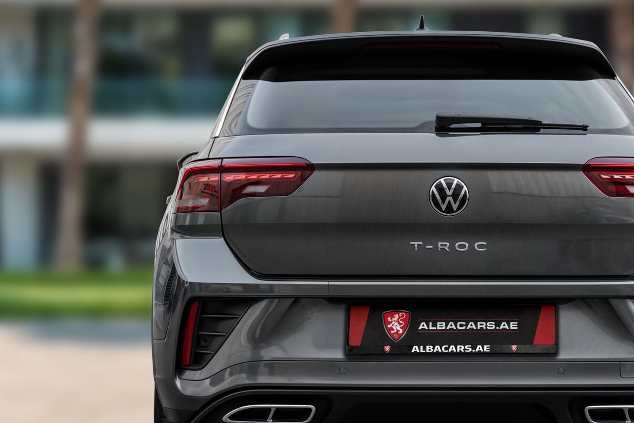فولكس واجن T ROC R-Line T-Roc R-LINE | 2,155 P.M | 0% Downpayment | EXTENDED WARRANTY | FULL OPTION!