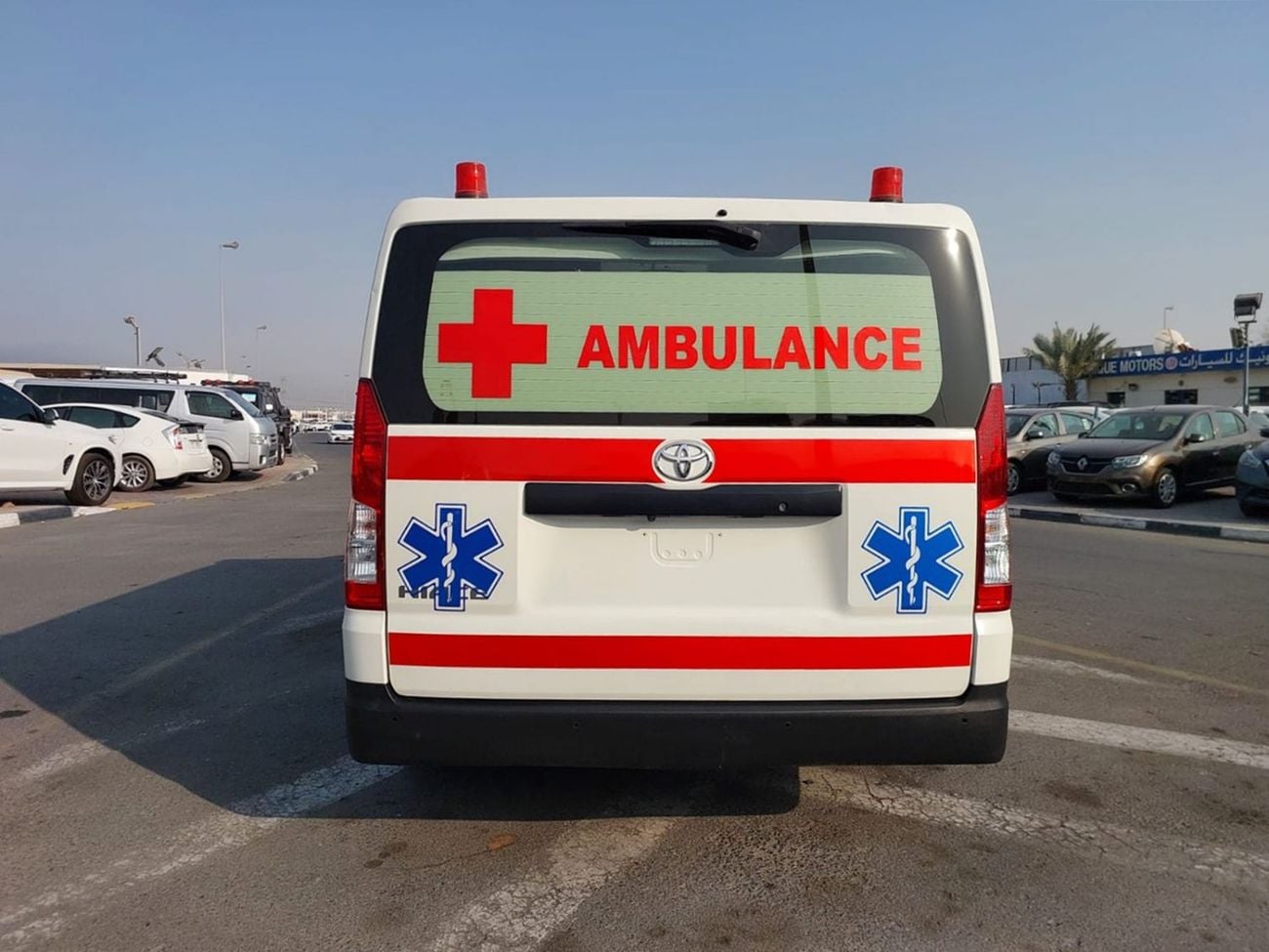 تويوتا هاياس TOYOTA HIACE COMMUTER AMBULANCE VAN RHD 2020 MODEL 2.8 L DIESEL AUTOMATIC(PM19152)