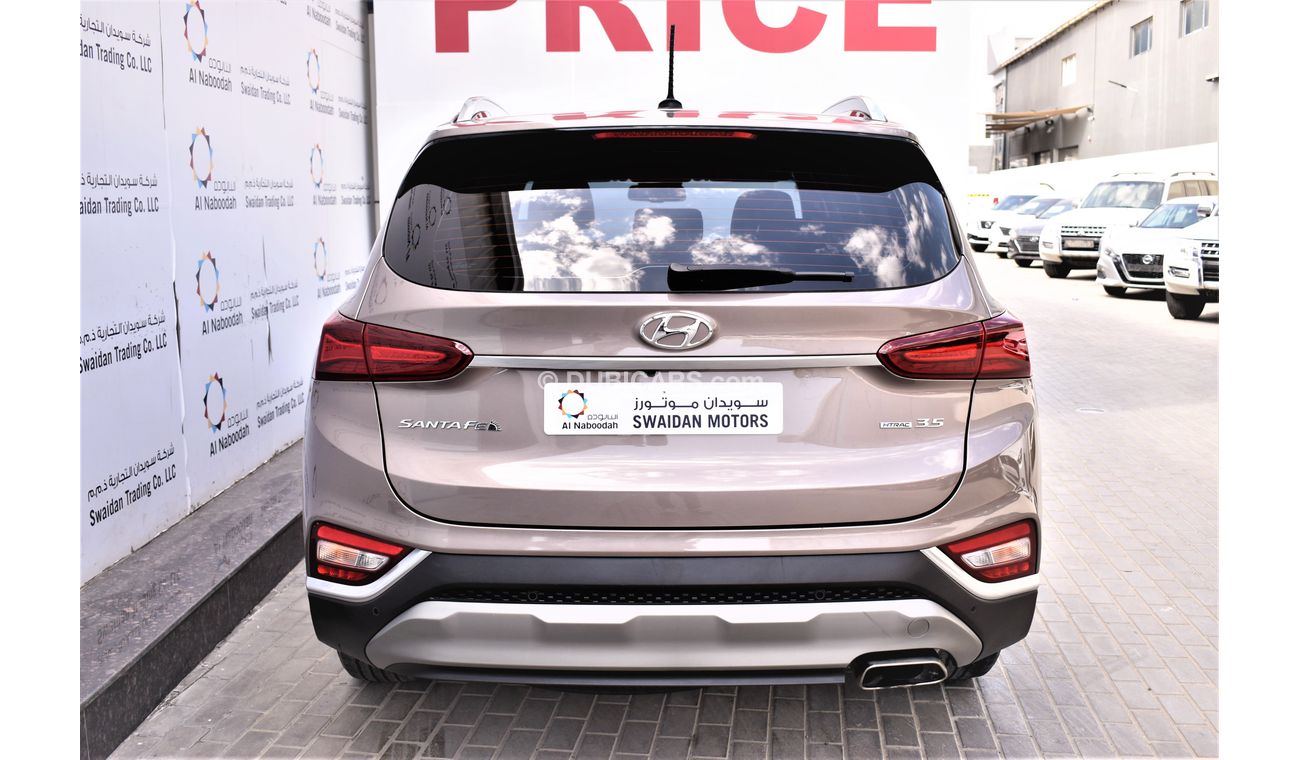 Used Hyundai Santa Fe AED 2154 PM 3.5L GLS V6 AWD GCC WARRANTY 2019