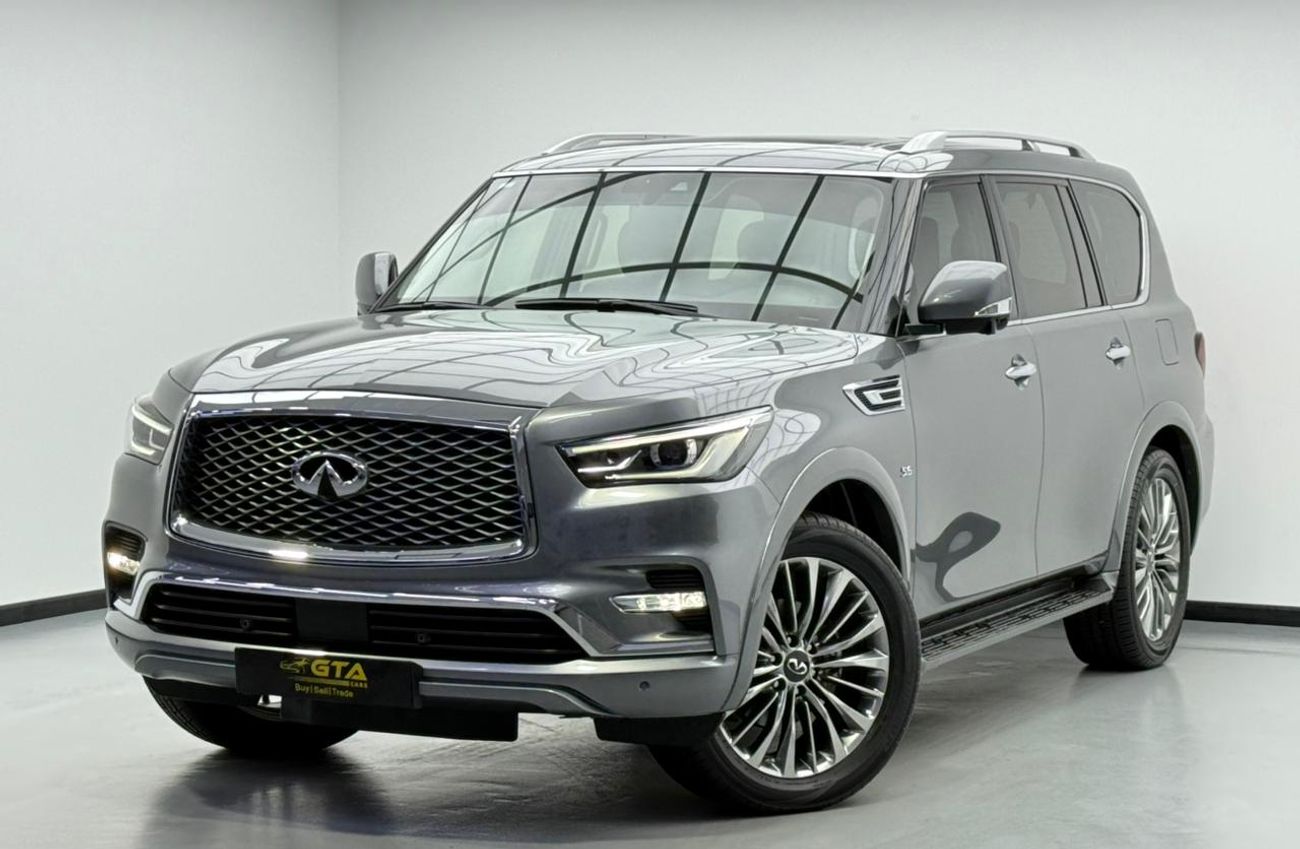 Infiniti QX80 Luxe 7st 5.6L 2020 Infiniti QX80, 2026 Infiniti Warranty, Full Infiniti Service History, Very Low Km
