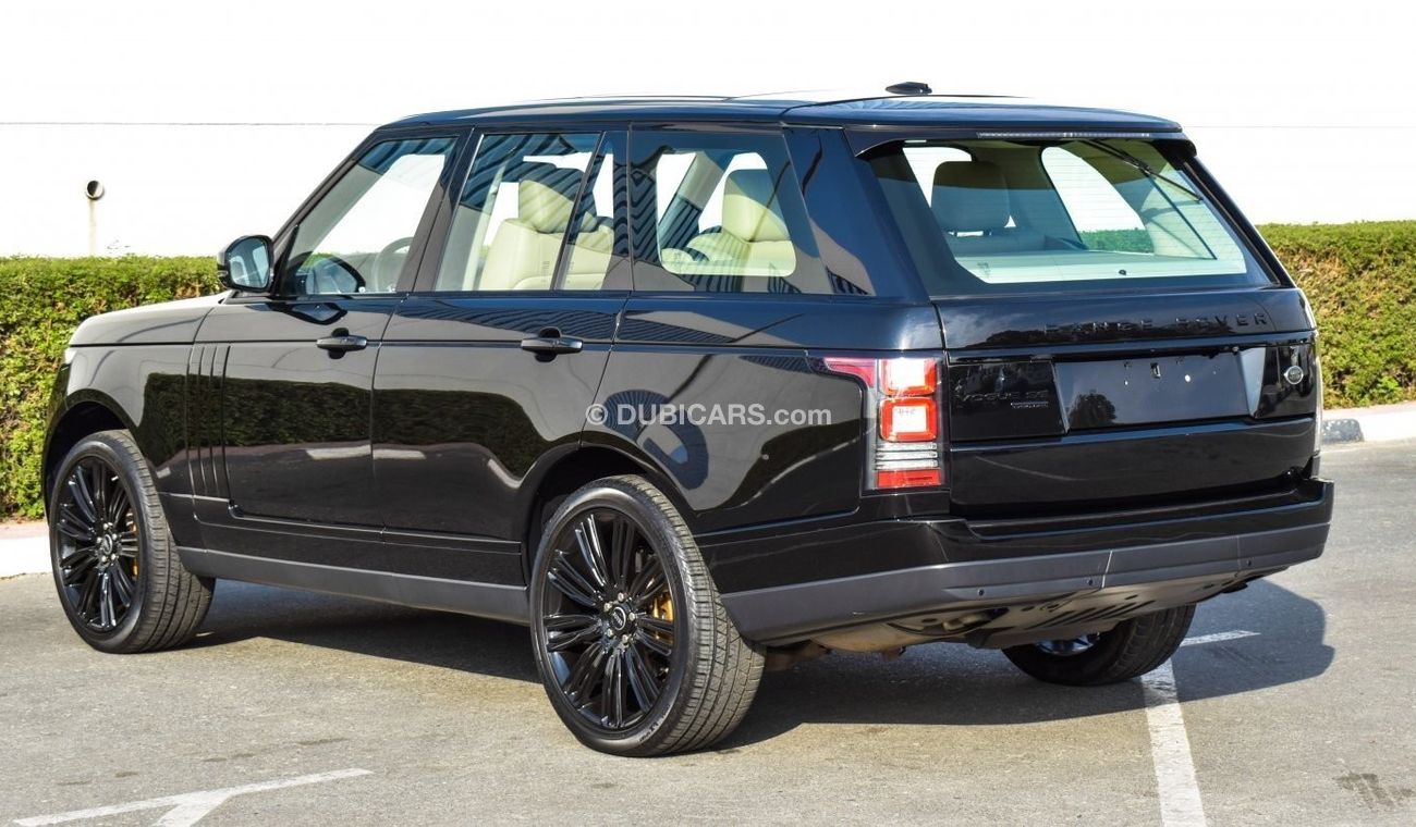 Range Rover 2016 Black Side Used Land Rover Range Rover Black Edition 2016 for sale in Dubai - 399845