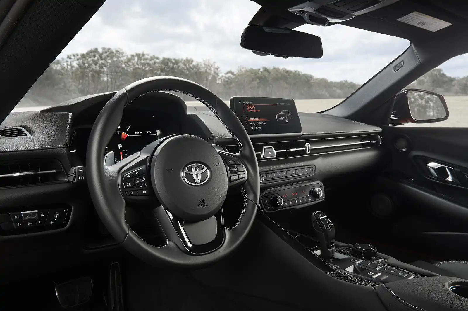 Toyota Supra interior - Cockpit