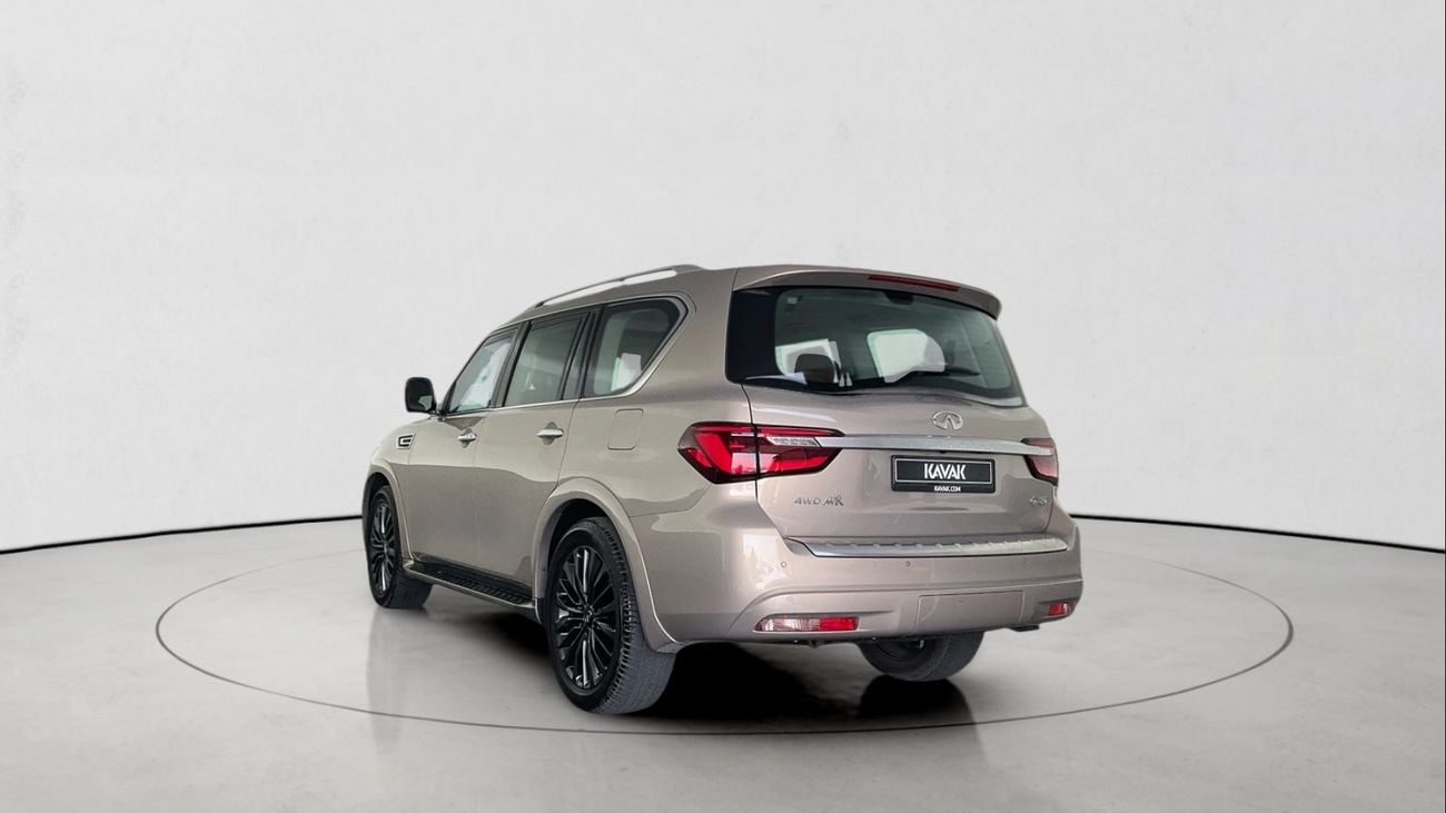إنفينيتي QX80 5.6 SENSORY AUTO 4WD 8 SEATS | شامل الضمان | 0 ﺪﻔﻋﺓ ﺃﻮﻟﻯ