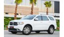 Dodge Durango | 2,146 P.M (3 Years) | 0% Downpayment | Full Option | Immaculate Condition!