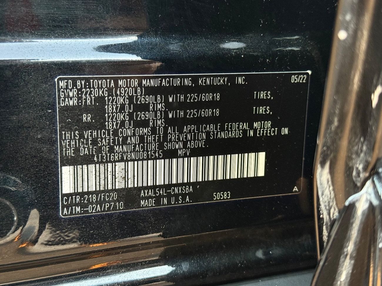 تويوتا راف ٤ 2022 TOYOTA RAV4 SE HYBRID 4x4 FULL OPTIONS IMPORTED FROM USA