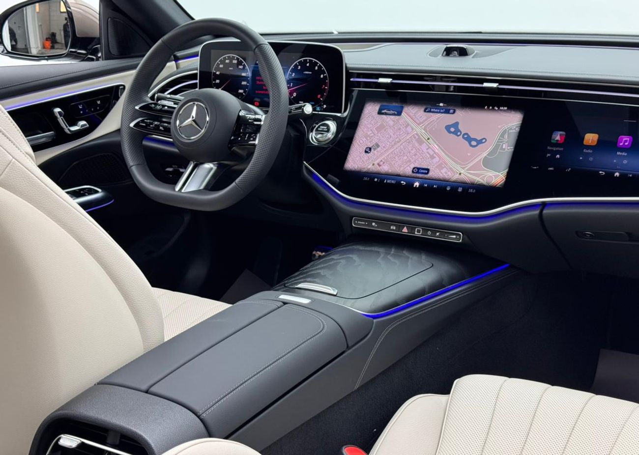 مرسيدس بنز E200 2.0L 2025 Mercedes-Benz E 200, 2029 Mercedes Warranty And Service Pack, GCC