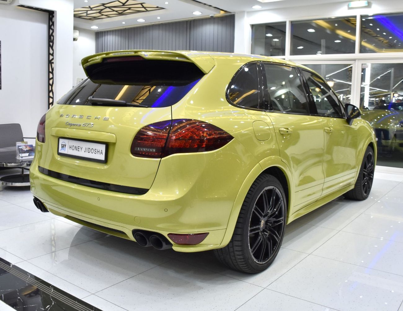 Porsche Cayenne EXCELLENT DEAL for our Porsche Cayenne GTS ( 2013 Model ) in Green Color GCC Specs