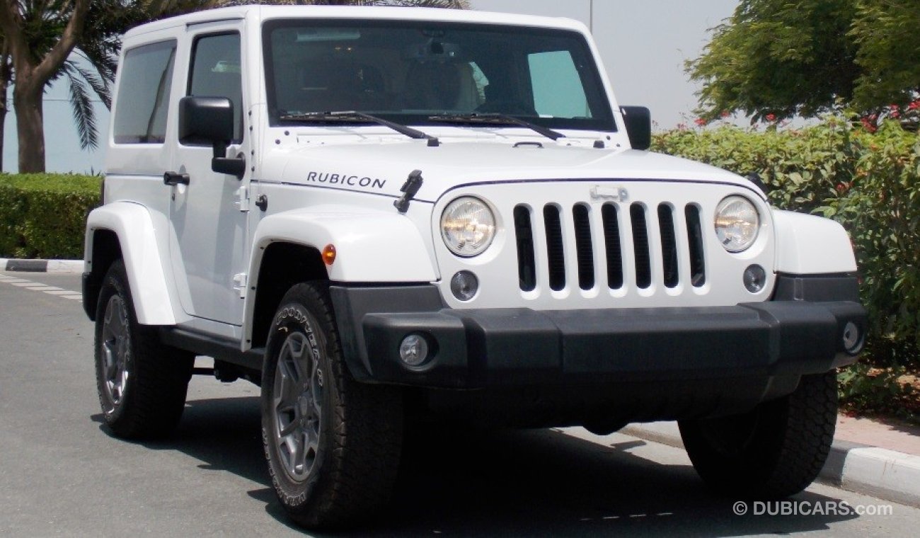 Jeep Wrangler Brand New 2016 JEEP WRANGLER RUBICON GCC 3YRS/60000KM WNTY AT The Dealer