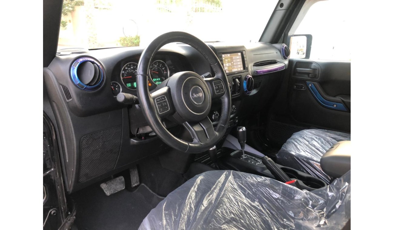 جيب رانجلر 3.6L, 18" Tyres, FULL OPTION, Front A/C, Fabric Seats, Clean Interior and Exterior (LOT # JK2018)