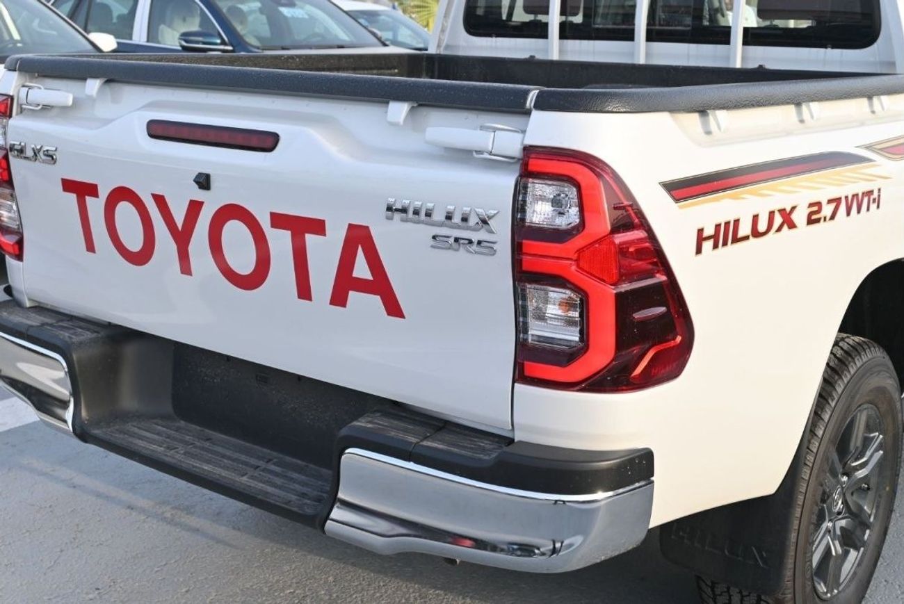 تويوتا هيلوكس Toyota Hilux SR5 GLSX 2.7L Petrol, Manual Transmission, 4WD, Model 2024, Color White