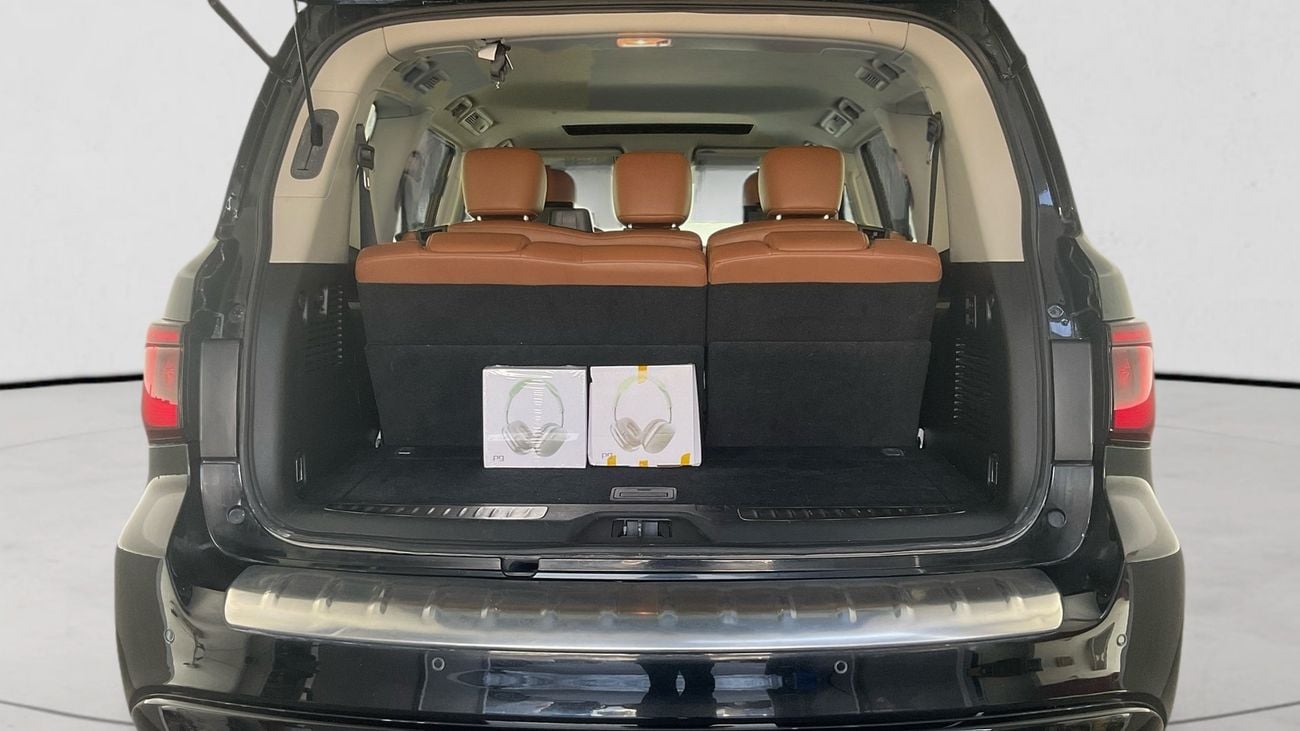 إنفينيتي QX80 LUXE SENSORY PROACTIVE 5.6 SENSORY PRO ACTIVE AUTO 4WD 8 SEATS | شامل الضمان | 0 ﺪﻔﻋﺓ ﺃﻮﻟﻯ