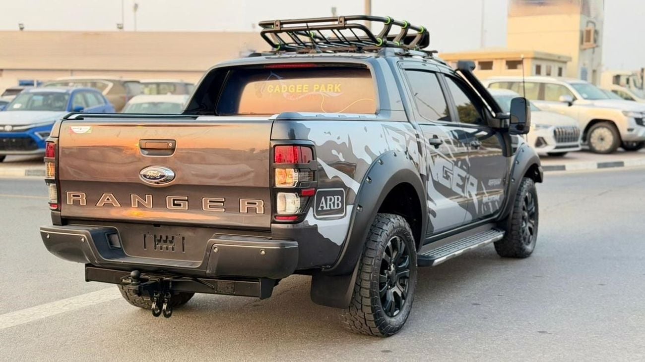 فورد رانجر MODIFIED FULLY OFF-ROAD WILDTRAK | HEAVY DUTY FRONT BUMPER WITH YELLOW LED SPOT LIGHTS | ADVENTURE R