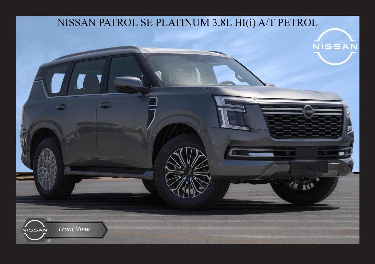 Nissan Patrol SE Platinum City 3.8L NISSAN PATROL SE PLATINUM 3.8L HI(i) A/T PTR 2025 Export Only
