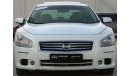 Nissan Maxima SR Nissan Maxima 2014 GCC in excellent condition, full option, without accidents