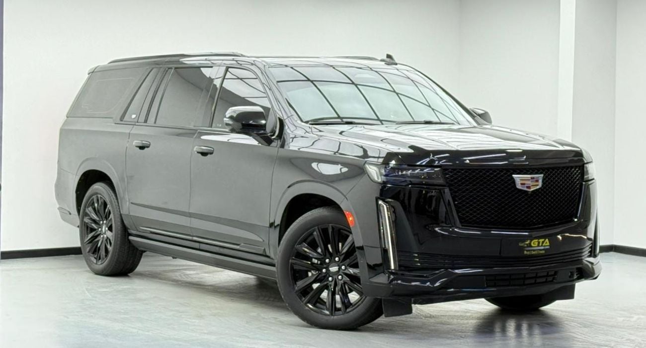 كاديلاك إسكالاد 2022 Cadillac Escalade ESV Platinum, Oct/2026 Cadillac Warranty, Oct/2027 Cadillac Service Contract,