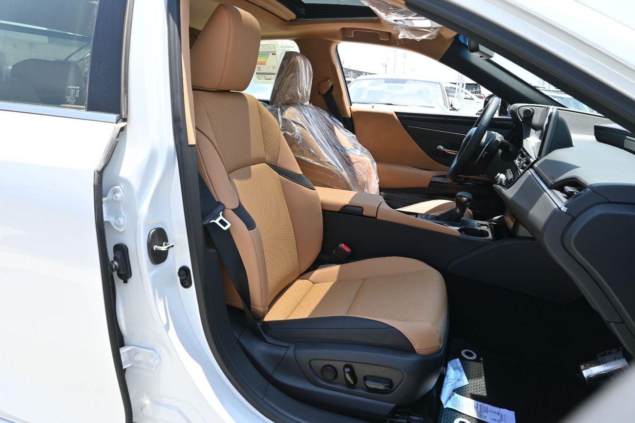 لكزس ES300h PLATINUM Lexus ES300H 2.5L Hybrid, Color White Model 2025