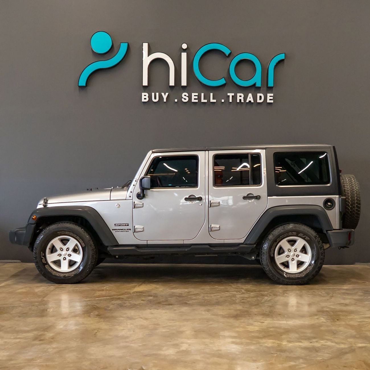 Jeep Wrangler Unlimited Sport 3.6L A/T AED 1,966 pm • 0% Downpayment • Jeep Wrangler Unlimited Sport  • 1 Year War
