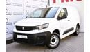Peugeot Partner AED 719 PM | 1.6L MT VAN GCC AGENCY WARRANTY