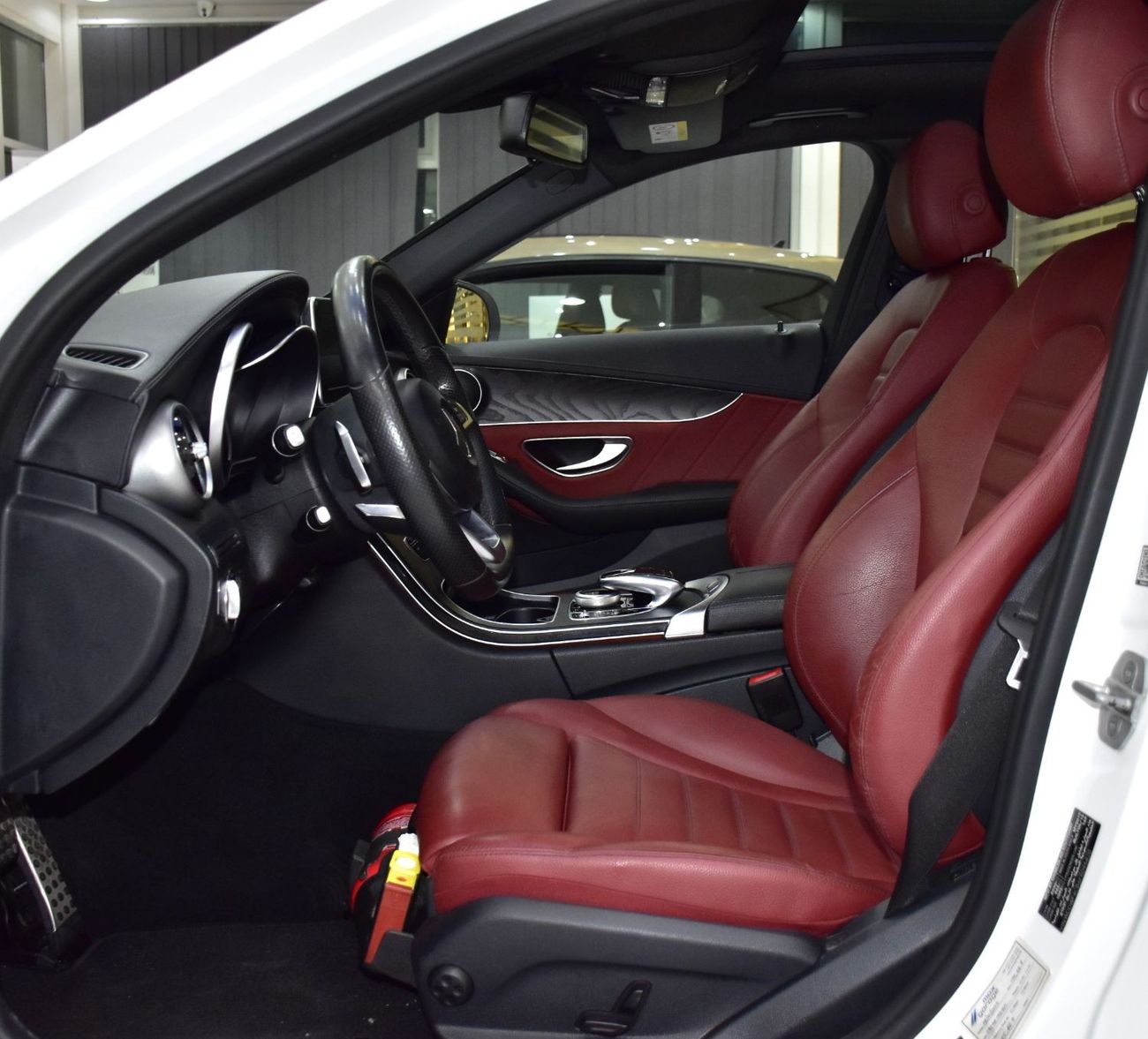 Mercedes-Benz C 200 EXCELLENT DEAL for our Mercedes Benz C200 ( 2015 Model ) in White Color GCC Specs