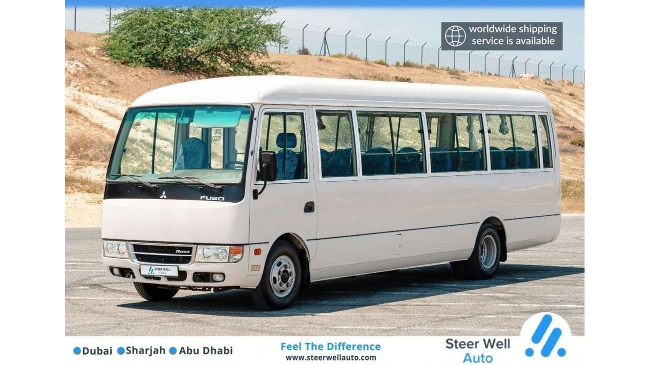 ميتسوبيشي روزا Fuso 2017 34 Seater Bus - 4.2L Diesel MT - Well Maintained, Low Mileage - Book Now!