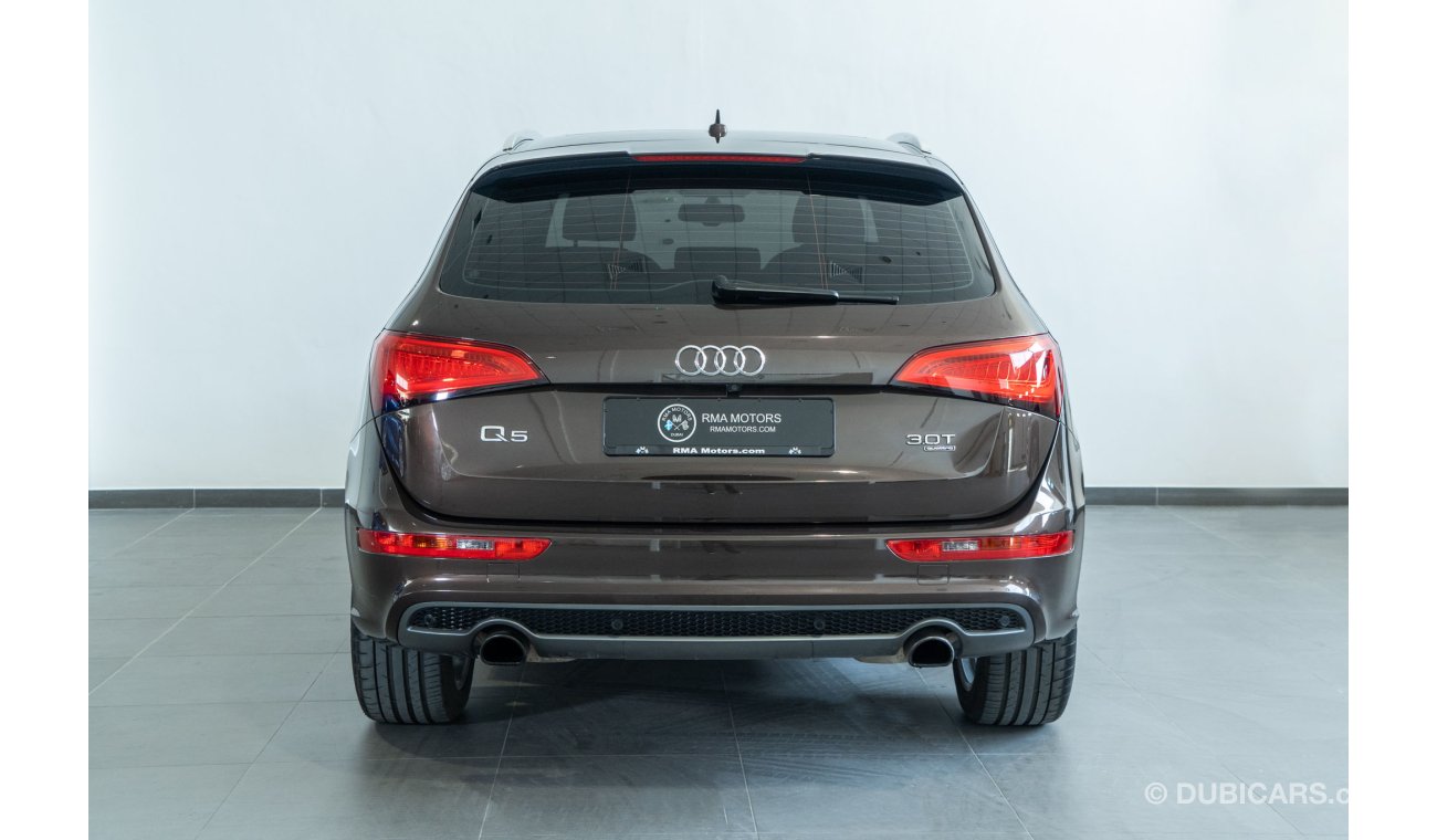 أودي Q5 2015 Audi Q5 S-Line 3.0L V6 / Full-Service History & Service pack!