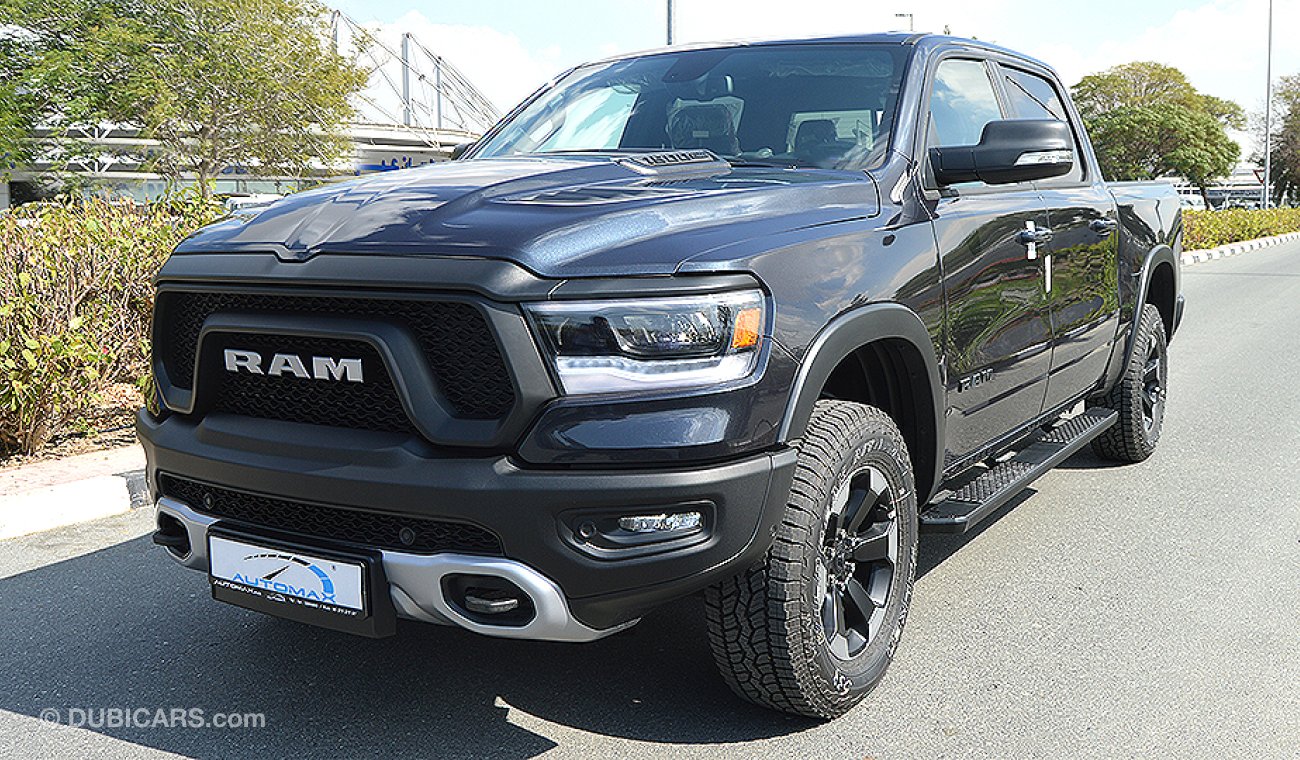 RAM 1500 2019 Rebel 1500 4X4, 5.7L V8 HEMI, GCC, 0km with 3 Years or 100,000km Warranty