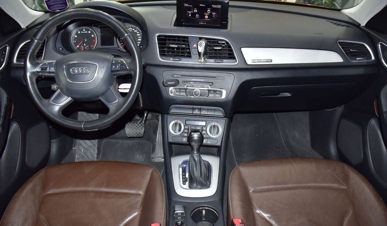أودي Q3 EXCELLENT DEAL for our Audi Q3 2.0T Quattro ( 2013 Model ) in Orange Color GCC Specs