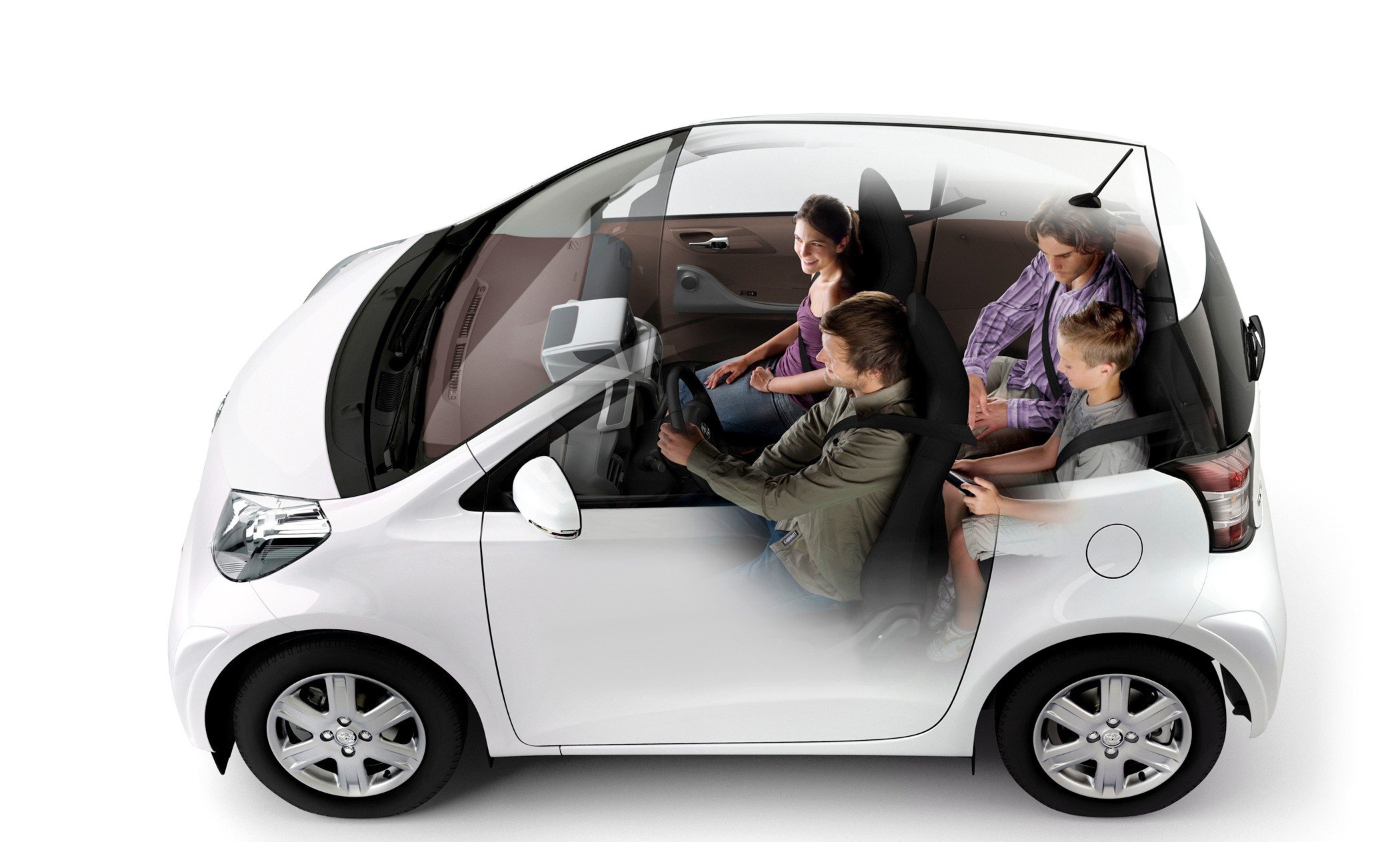 Toyota IQ interior - Seats