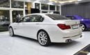 BMW 730Li INDIVIDUAL EXCELLENT DEAL for our BMW 730Li ( 2015 Model ) in White Color GCC Specs