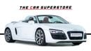 Audi R8 Spyder FSI 4.2L (430 HP) GCC-V8 Naturally Aspirated-Red Interior-Bang Olufsen Sound System