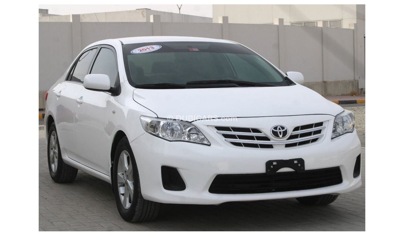 تويوتا كورولا XLI تويوتا كرولا 2013 ابيض خليجي 1.6 بحالة ممتازة بدون حوادث