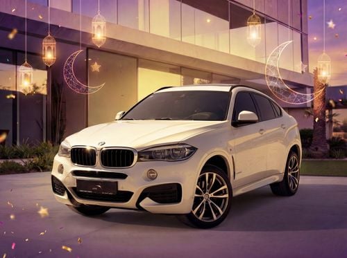 BMW X6 35i M SPORT  !! EID SALE !! 1 YEAR FREE WARRANTY !!  AED 2,500 P.M | 0% DOWN PAYMENT | BMW X6 XDRIVE