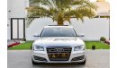 Audi A8 L - Fully Agency Serviced - Immaculate Condition - AED 1,645 Per Month - 0% DP