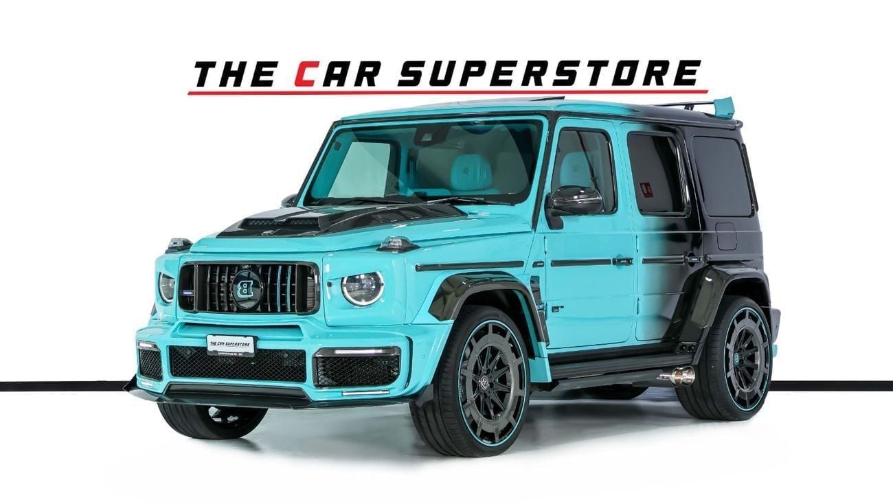 Mercedes-Benz G 63 AMG Std 4.0L Brabus 900 Rocket Kit-Dual Exterior Paint-Tiffany Blue-Full Carbon Fiber kit