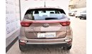 Kia Sportage AED 1370 PM | 2.0L LX 2WD GCC WARRANTY