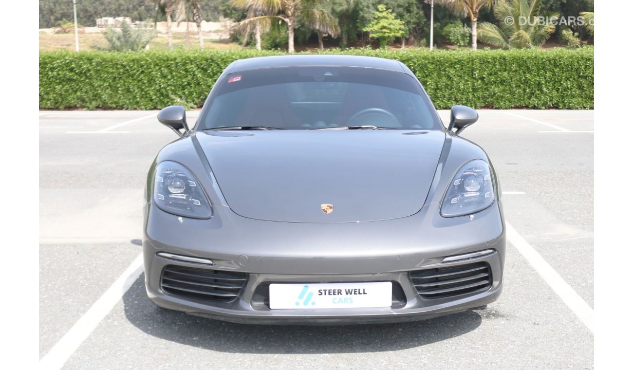 Porsche Cayman S 718 WITH GCC SPECS 3 YEARS WARRANTY AND SERVICE CONTRACT - VAT EXCLUSIVE