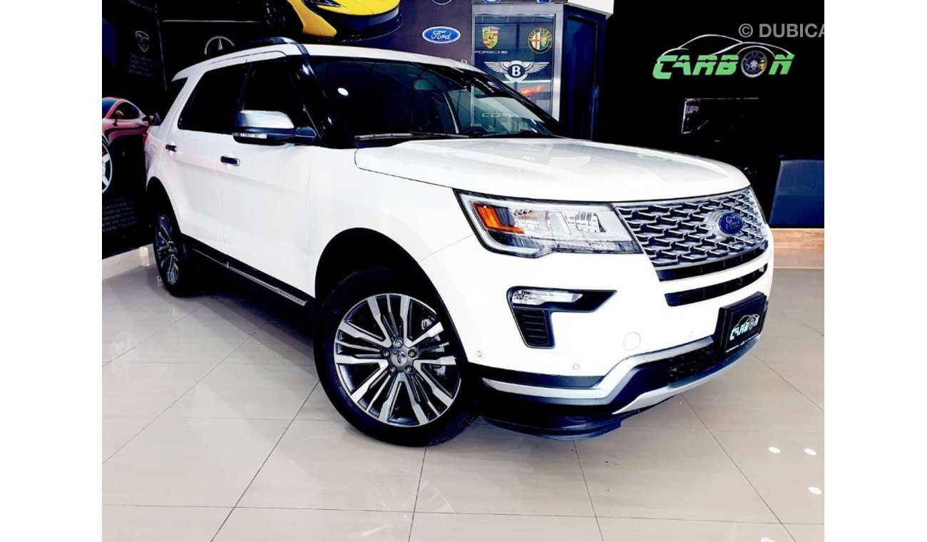 Ford Explorer -Ecoboost - 0 KMS - 2018 - GCC -3 YEARS WARRANTY