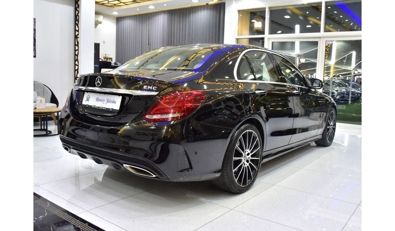 Mercedes-Benz C 200 EXCELLENT DEAL for our Mercedes Benz C200 ( 2018 Model ) in Black Color GCC Specs