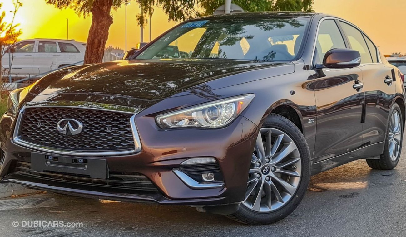 Infiniti Q50 3.0L Turbo V6 2019 0Kms GCC Full Option