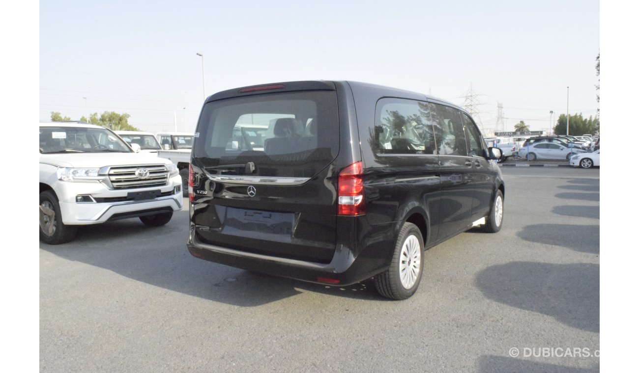 Mercedes-Benz V 250 VAN 6 SEATER BLACK COLOR 2019 MODEL 2.0L ENGINE AUTOMATIC TRANSMISSION PETROL ONLY FOR EXPORT