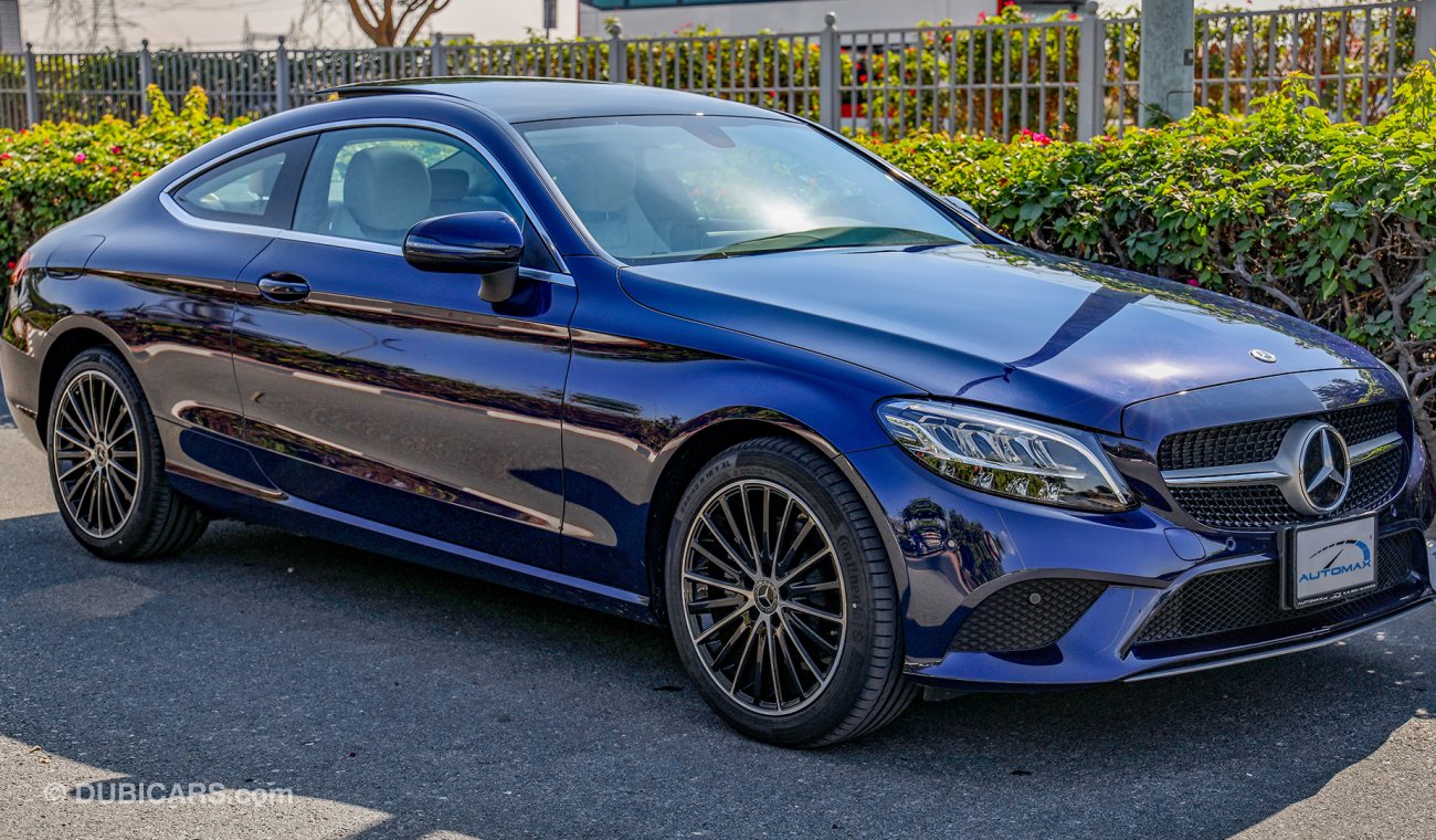 Mercedes-Benz C 200 Coupe 2020  AMG , GCC 0km W/3Yrs or 100K KM warranty + 3Yrs or 50K KM Service.