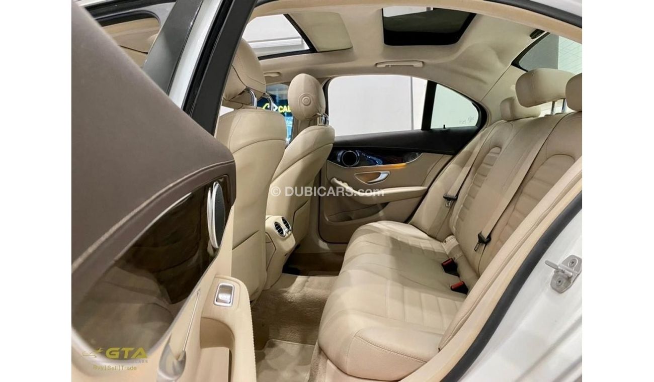 Mercedes-Benz C 200 2015 Mercedes C200, Warranty, AMG Exterior, Service History, Low KMs, GCC