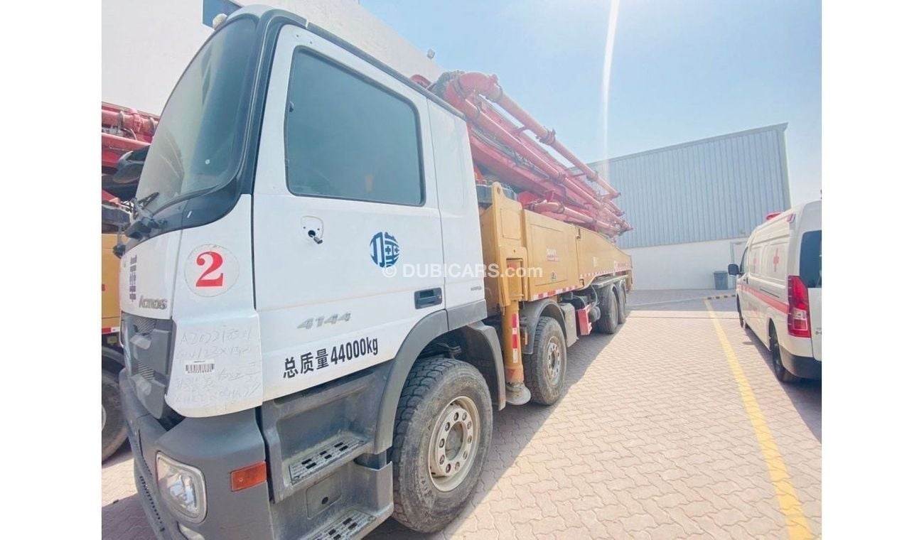 s 2019 Sany Actros concrete pump truck