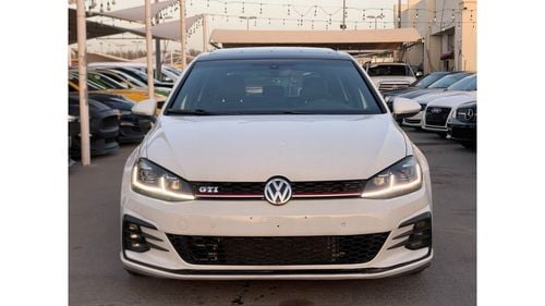 Volkswagen Golf GTI P1 2018 model, Gulf, full option, panorama, digital odometer, 4 cylinder, automatic gearbox, odo