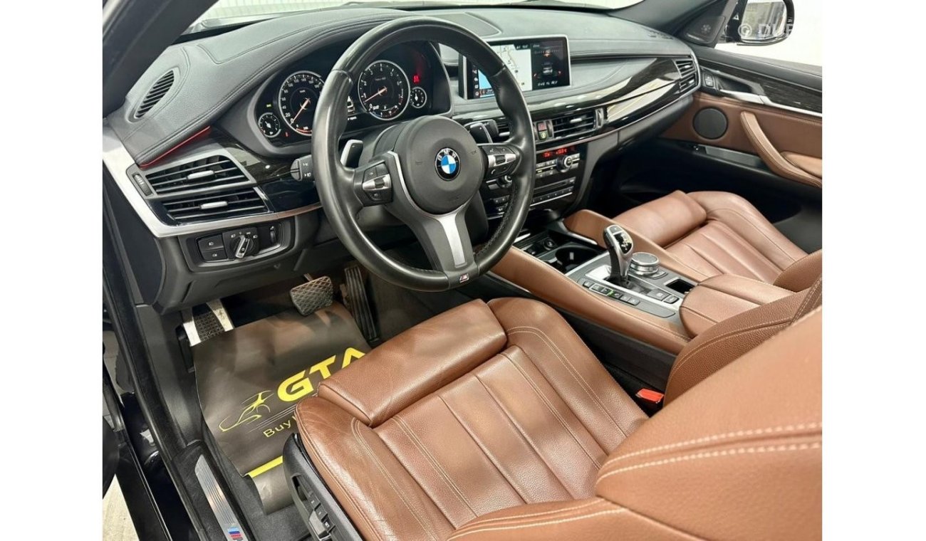 بي أم دبليو X6 2019 BMW X6 35i M Sport, Warranty, Fully Loaded, GCC