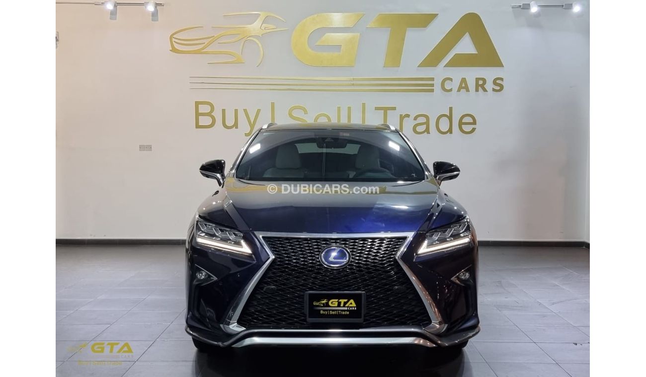Lexus RX450h 2017 Lexus RX-450 F-Sport Hybrid, Lexus Warranty + Service, GCC