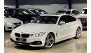 بي أم دبليو 420 2016 BMW 420i Sport Gran Coupe, BMW Warranty + Service Contract, Full Service History, GCC