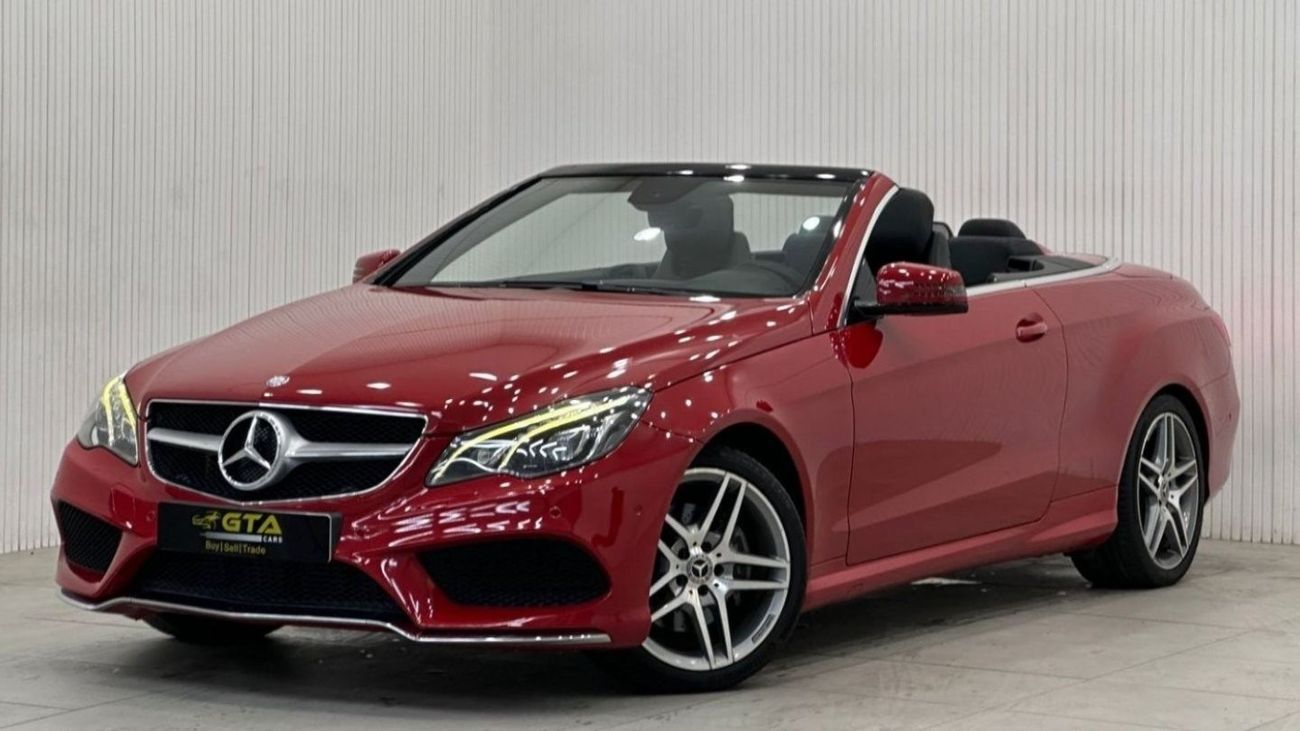 Mercedes-Benz E 250 Std 2014 Mercedes Benz E250 AMG Cabriolet, Service History, Low Kms, GCC