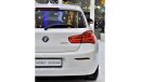 BMW 120i EXCELLENT DEAL for our BMW 120i ( 2019 Model ) in White Color GCC Specs