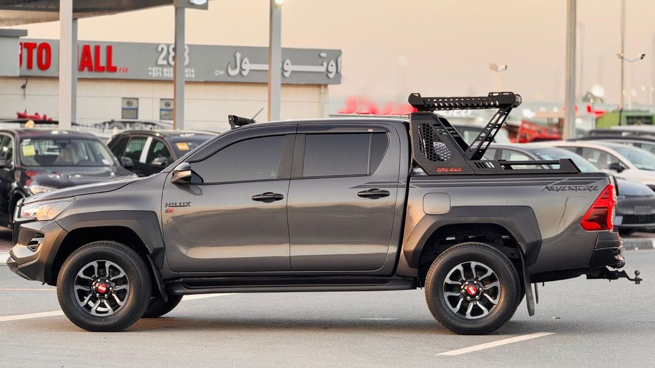 Toyota Hilux MODIFIED TO 2024 GR SPORT | LOADED SPORTS BAR WITH BASKET | AFTER MARKET SIDE FENDERS | 2018 | RHD |